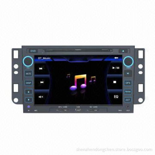 Car DVD Player with 800 x 480 Pixels Resolution and 30 Preset Stations